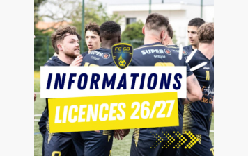 Assemblée générale et Permanence de licences Saison 26/27
