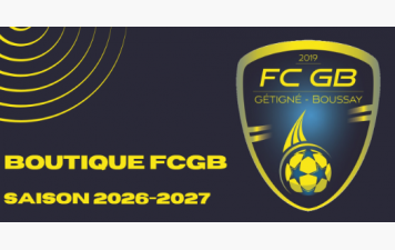 Nouvelle boutique en Ligne - Saison 2026-2027
